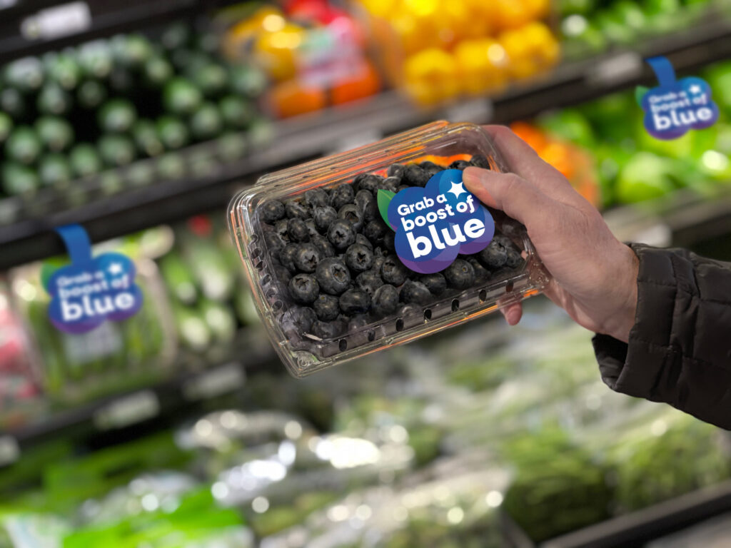 Merchandising Blueberries at Retail