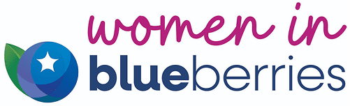 women in blueberry logo