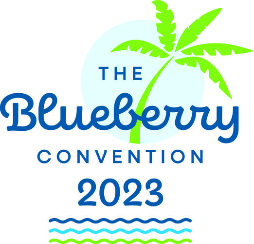 the blueberry convention logo