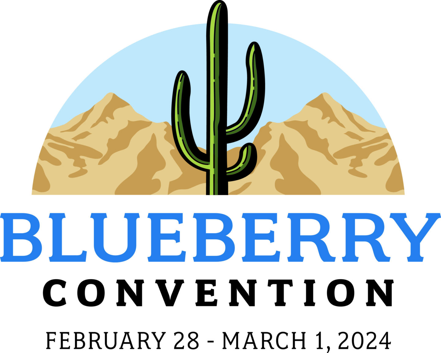 2024 Blueberry Convention Date And Location National Blueberry Month   NABC Blueberry Convention 2024 Logo Date 1 Scaled 1440x1152 